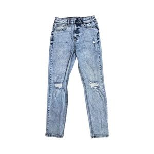 CELLO| High Rise| Stone Wash Straight Leg Jeans| size 5